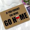 Simple Inspirational Text Carpet If You Forgot The Win Go Home Living Room Bedroom and Entrance Door Mat Home Decoration Carpet