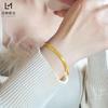 AU999 24K Gold Snake Bone Bracelet for Women: Exquisite Elegance Wrapped Around Your Wrist