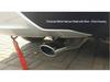 Stainless Steel Tailpipe Cover for 2009-2020 Toyota Highlander