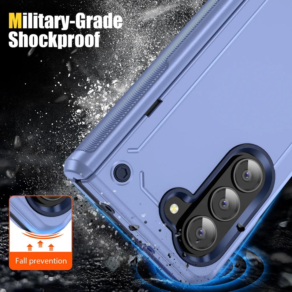 Do Samsung Z Fold 5 Fold5 etui ochronne na telefon komórkowy do Samsung Galaxy Z Fold 5 5G dwuwarstwowe etui z zawiasami