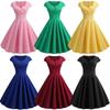Vestido Midi de Manga Corta con Cuello en V para Mujer Ajustado Tiro Medio Elegante Ruched Vestido de Falda Amplia Color Sólido Vestido de Fiesta de Cóctel de Primavera