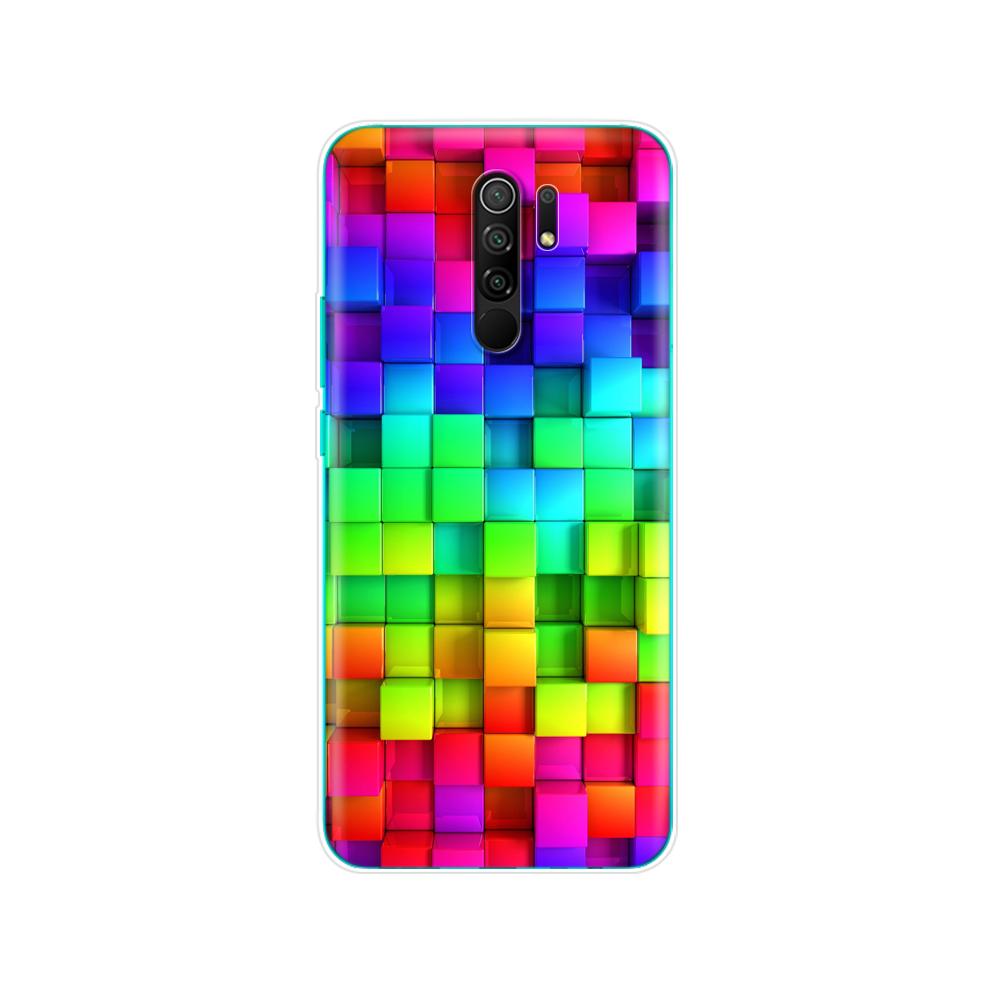 

Чехлы для Xiaomi Redmi 9, силиконовый чехол для задней панели телефона, мягкий чехол для Redmi 9, 6,53 дюйма, чехол etui, противоударный защитный чехол redmi 9