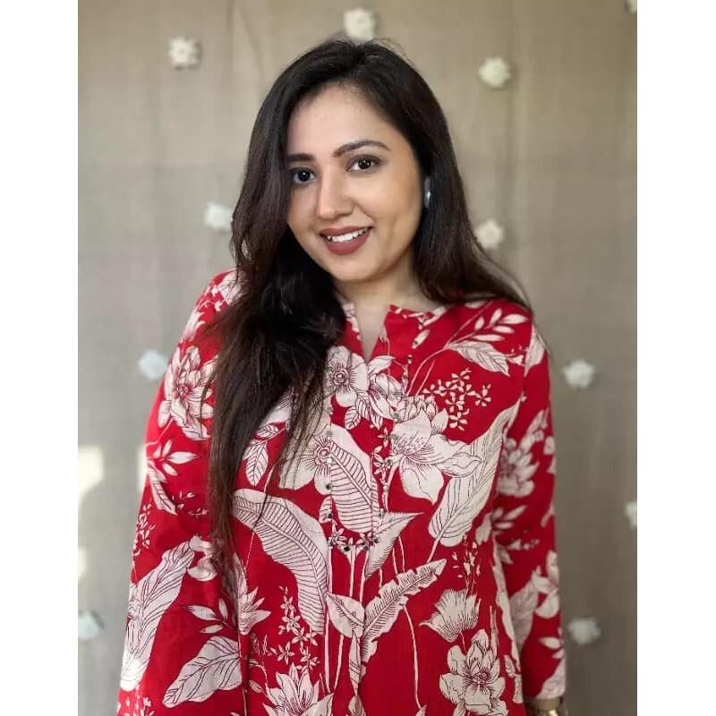 Indian Designer Top Tunic Kurta Pant Cord Set Women Party Wear Ethnic Kurti VF-20229a