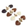 4Pairs Rope Leather Pair Button for Sewing Supplies Coat Sweater Cardigan Belt Buckle Handwork Clothing Decoration