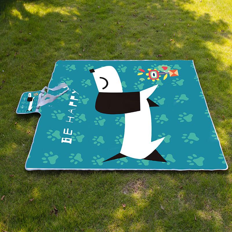 Cartoon Animal Oxford Cloth Picnic Mat 148x148 cm