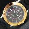 40MM TURNABLE BEZEL SWISS MENS REFURBISHED BLACK DIAL WATCH 430516-2 R103-a430516