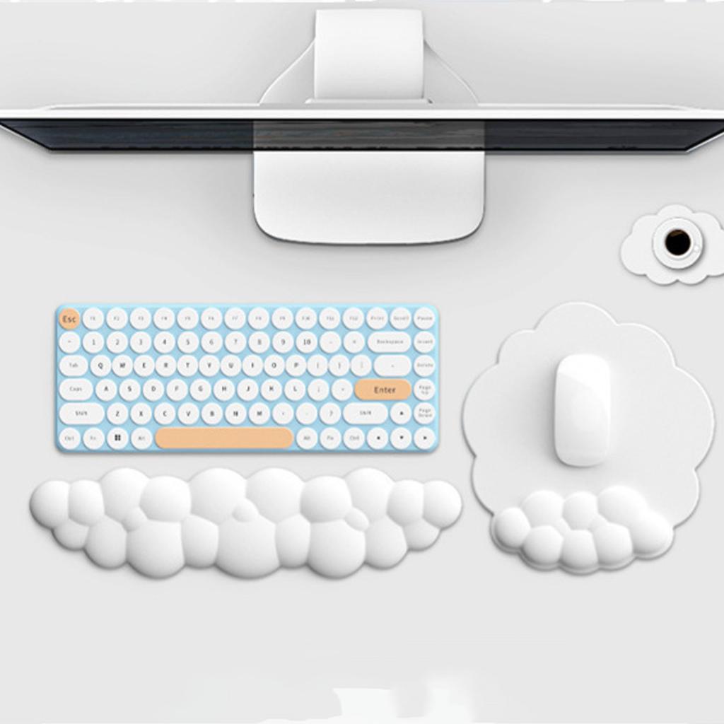 Cloud Podložka pod myš Podpora zápěstí Roztomilá Úleva od únavy Měkká Zabraňuje deformaci Paměťová pěna Podložka pod zápěstí