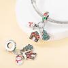 Copperchristmas Tree Beads Christmas Collection Charms For Making Beaded Bracelets Diy Fine Jewelry Gifts For Women