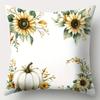 Heimdeko Herbst Sonnenblumen Und Kürbisse Dekokissen Muster Kissenbezug Geeignet Für Sofa Schlafzimmer Auto Kissenbezug