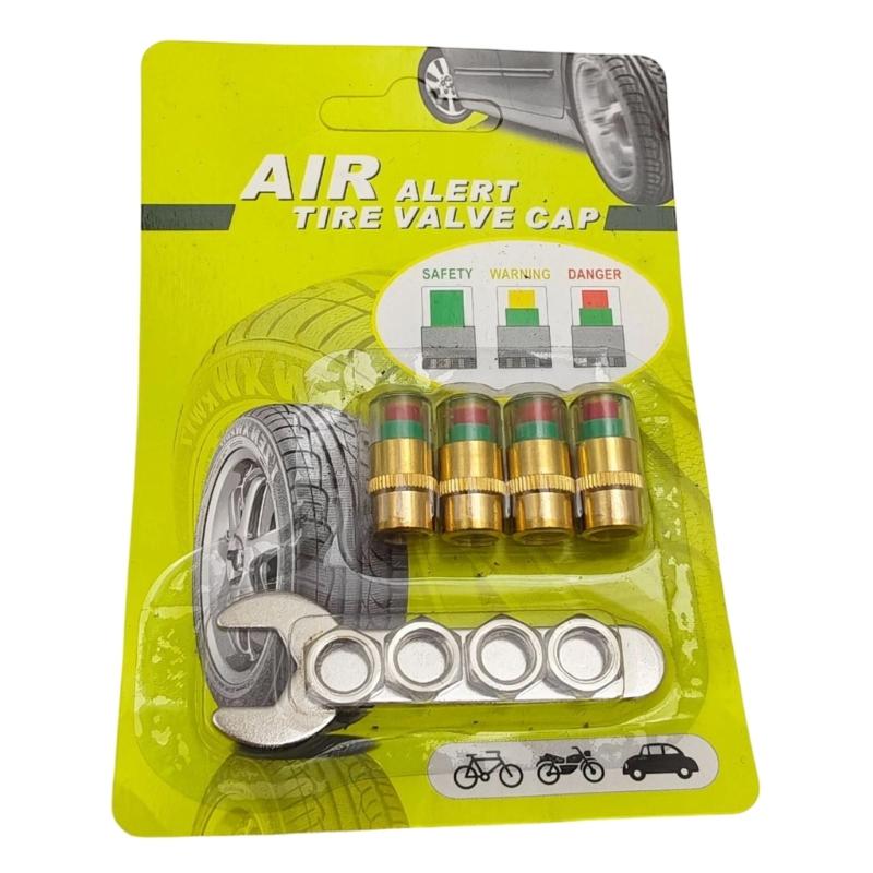Weather Resistant Tire Pressure Monitor Gauge Cap Operates From -20°C To 80°C With UV Protection Suitable For Global Use