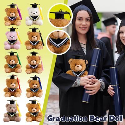 15cm Dr. Bear Graduation Gift Doll, Student Commemorative Doll