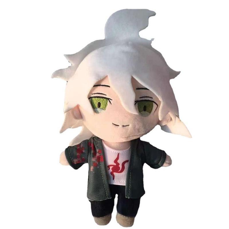 Danganronpa Kokichi Oma Plush Dolls 20cm Nagito Komaeda Plush Toys Cute Nanami ChiaKi Cute Soft Stuffed Pillow Dolls Gift