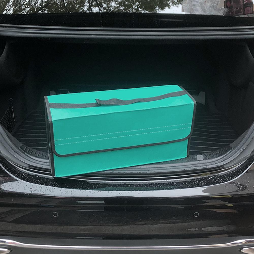 Large Anti-Slip Boot Storage Organizer Soft Felt Car Trunk Organizer with Compartments Tool Bag Accessory for Vehicle