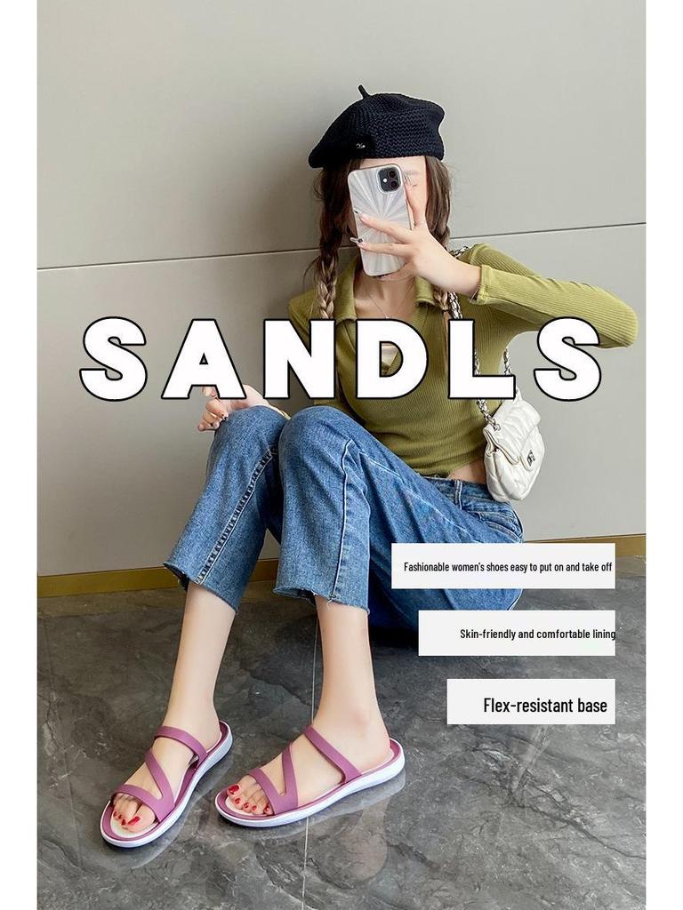 Women's Z-Strap Non-Slip Outdoor Sandals - Soft Sole, Summer Beach & Home Wear