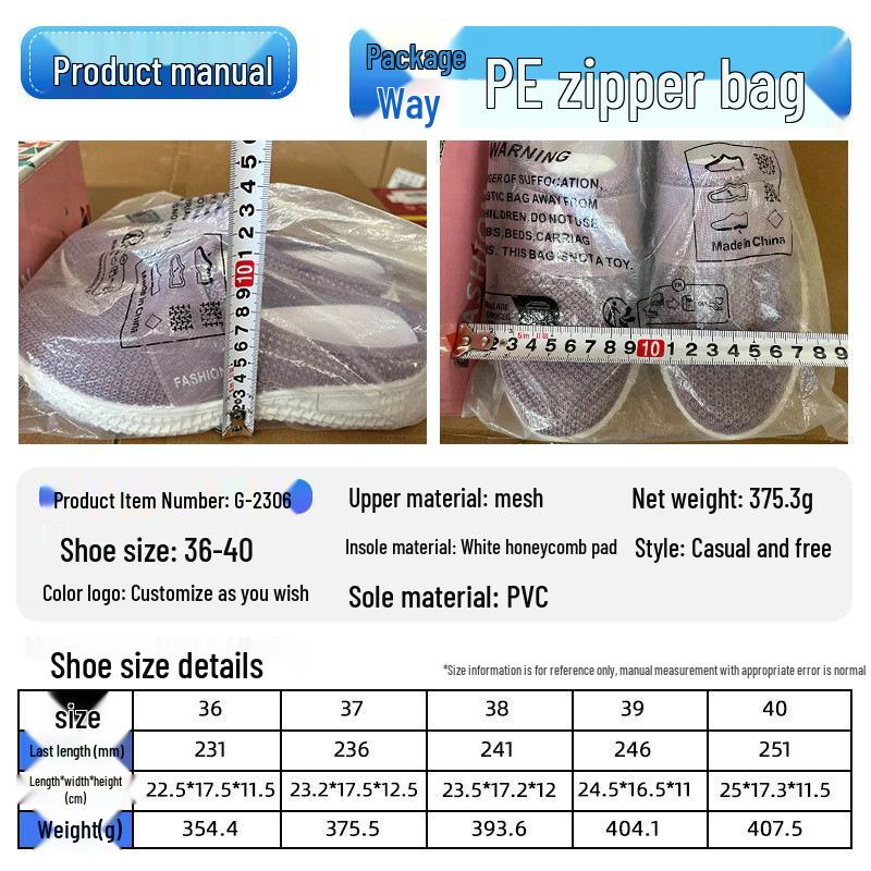 Damen 2025 Fly-knit Atmungsaktive Geschlossene Zehenpartie Lässige Outdoor-Slipper