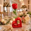 3D Printed Flower Vase Desk Ornaments Flower Stand Pencil Holder Heart Shaped Vase  Wedding