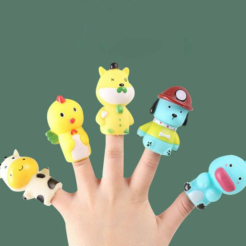 5 Pcs Finger Puppets Kids Toys Party Gift Bag Filler Toy Playsets
