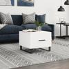 VidaXL Coffee Table White 50x50x40 Cm Engineered Wood 829444