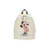 X Disney Vintage All Over Print NY Yankees Backpack Unisex Backpack Beige Black 32BGK1011