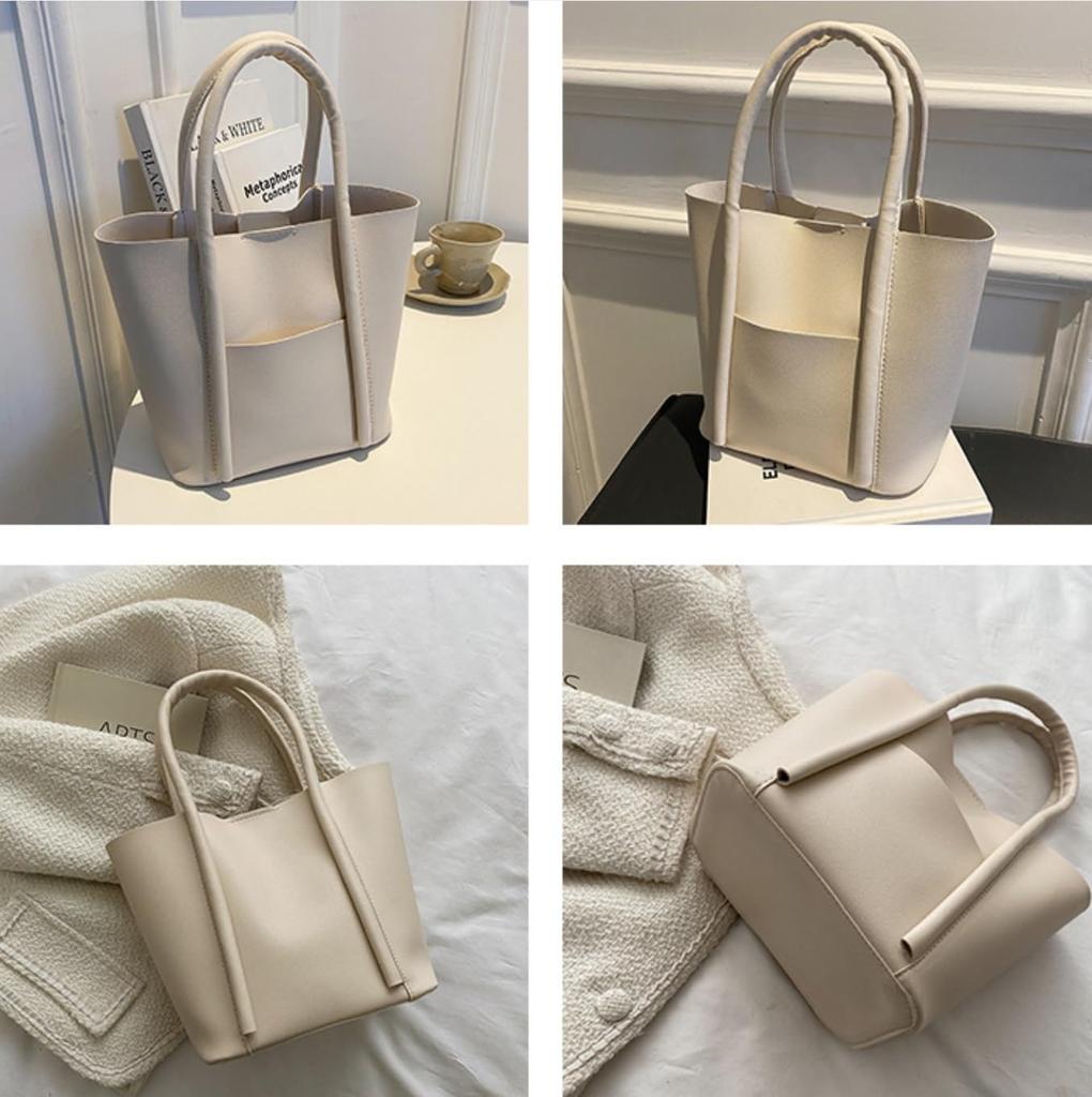 Tote for Commuting To Work or PU Formal [NICE SELECTION] Women's Handbag, Small, Bag, Handbag, School, Leather, Lightweight, Plain, Tote-style,