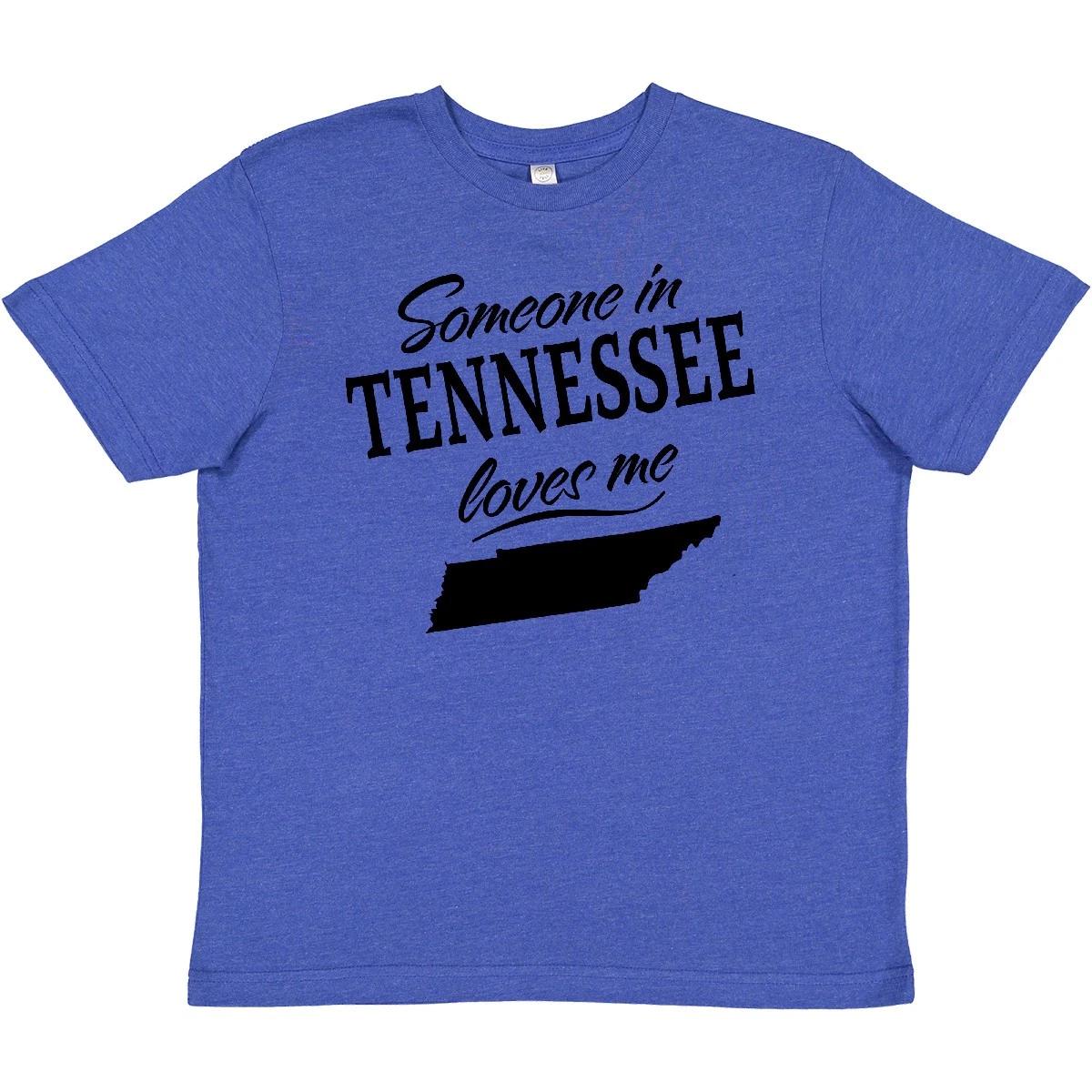 

Inktastic Someone In Tennessee Loves Me Youth T-Shirt State Home Family Kids Tee 160