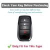 TPU Car Key Fob Case Cover for Toyota Corolla Cross Sienna Venza Harrier Hilux Tundra Mirai Land Cruiser Alphard Protective Bag