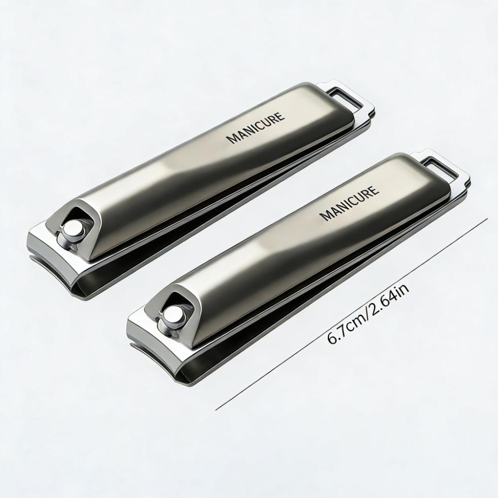 Stainless Steel Nail Clipper Sharp Precise Nail and Toenail Edges Thick Nail Trimmer with Stylish Modern Design