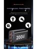 200W GaN Multi-Port PD Charger - Universal High-Power Charging for Phone & Tablet, Travel-Friendly