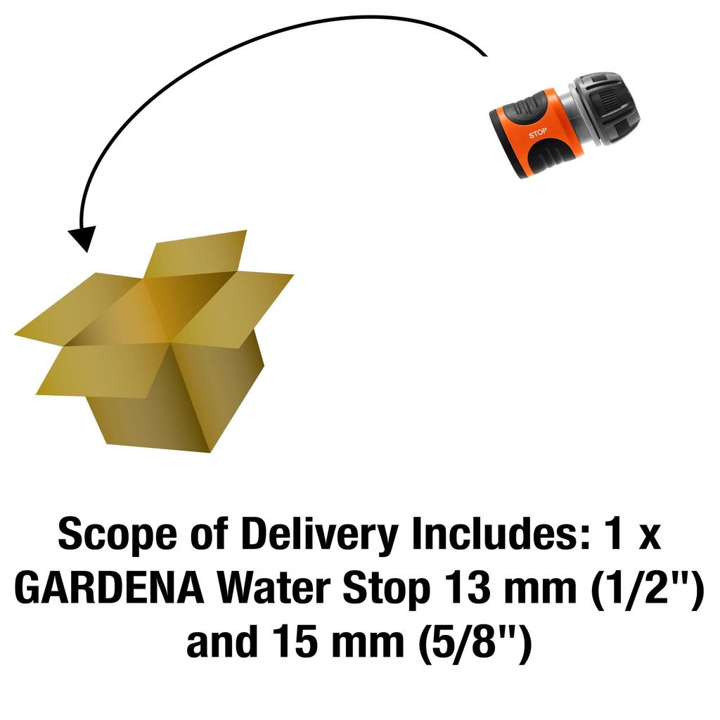 GARDENA Vannstoppkobling Produkt Opptil 5 års 18213-20 Garanti
