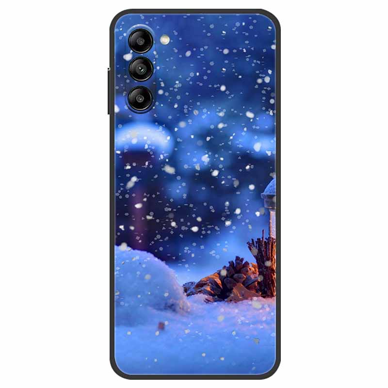 For Samsung Galaxy S23 Plus FE Ultra Case Cover Christmas TPU Soft Silicone Phone Back Cover Case for Fundas Samsung Galaxy S 23