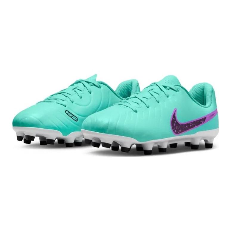 Nike Tiempo Legend 10 Club MG GS Peak Ready Pack Kids Sneakers Blue Hyper-Turquoise Fuchsia-Dream DV4352-300