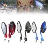 Universal CNC Aluminum Motorcycle Handlebar Rear View Mirrors Anti-glare Mirrors