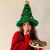 With Star Girls Xmas Headwear 2025 Ins Tinsel Christmas Headband Christmas Tree Hat  Photo Props