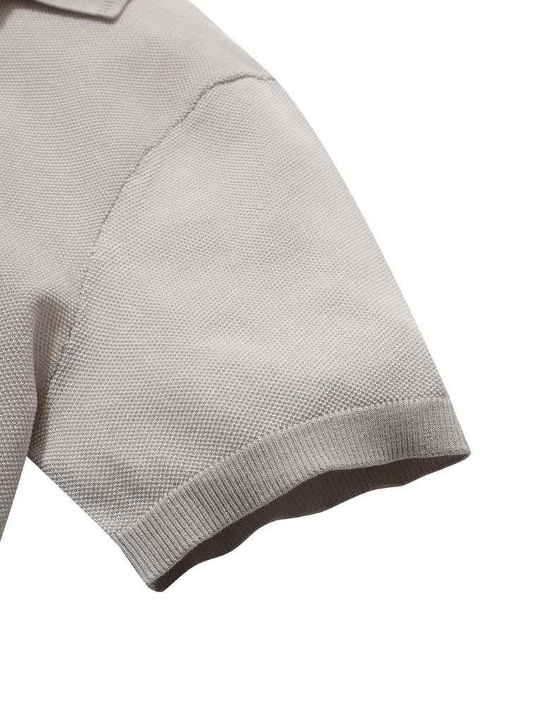 OLZEN Men'S Short Sleeve Pique Thierry Knit_Zog2Et1301Lbe