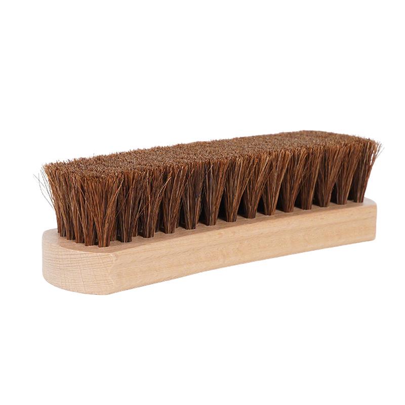 Versatile Beechwood Horsehair Brush - Ideal for Household Cleaning, Dust Removal, Shoe Care, and Oiling with Soft Bristles