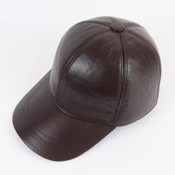 Men Real Sheepskin Leather Caps Male Casual Real Natural Sheep Skin Leather Baseball Hats New Fashion Fall Winter Leather Hat