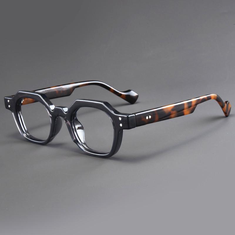 Women Men Polygon Reading Glasses Spectacles Frames High Quality Trend Luxury Design Presbyopia Eyeglasses for Male Female +1.5