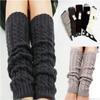 Womens Winter Knit Crochet Knitted Leg Warmers Legging Boot Cover