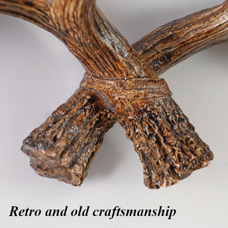 Creative Antler Coat Racks Living Room Wall Retro Clothes Shelf Modern Entrance Hall Coat Racks Home Decoration Organize Shelf