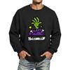 Men's Halloween Printed Long Sleeve T-Shirt Unisex Crewneck Casual Sports Top