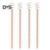 Electroculture Plant Stakes Copper Gardening Antenna Stakes Spiral Copper Wire On Wooden Stakes for Electroculture Plants Fruits Vegetables Growth