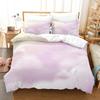 Fantasy Rainbow Cloud Duvet Cover Set Queen King Size Zebra Unicorn Bedding Sets Girly Princess Comforter Cover for Girls 2/3pcs
