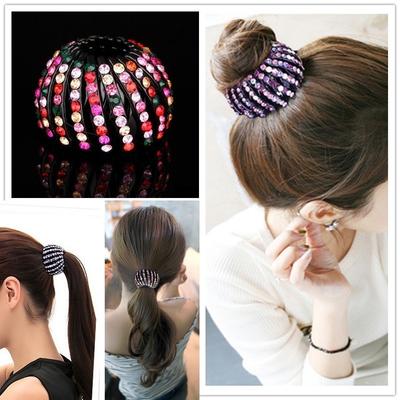 Est  Slae Korean Style  Nest Nest Horse Tail Buckle  Head Clip Folder Hairpin Clip Sweet Girl Ball H