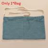 Baby Bedside Storage Bag With Double Pockets Made Of Cotton For Nursery Organization