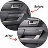 Matte Black Interior Door Armrest Panel Trim Cover For Toyotaa Tundraa