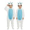 Piżama Onesie Kigurumi Kostium Przebranie Biały Jednorożec Dzieci 115-125Cm