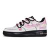 Air Force 1 811 Manufacturing, Love Sparkling Lightweight Low Top Skateboard Shoes Women's Pink Blue White IB6543-101(Team80-)
