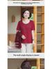 2024 Fashionable Two-Piece Set: Knitted Cardigan Coat for Middle-Aged and Elderly Women - Youthful Spring and Autumn Style