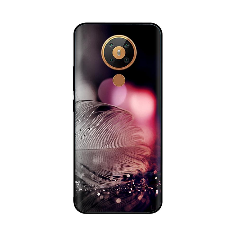 For Nokia 5.3 Silicone Case Soft Tpu Back Cover for Nokia 5.3 3.4 Bumper Printed Silicon Case for Nokia3.4 Nokia5.3 Phone Flower