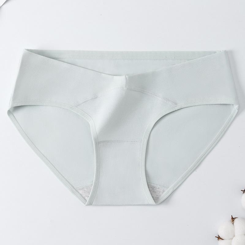 V Shape Maternity Cotton Underwear Antibacterial For Pregnant Women Early Mid Late Stage